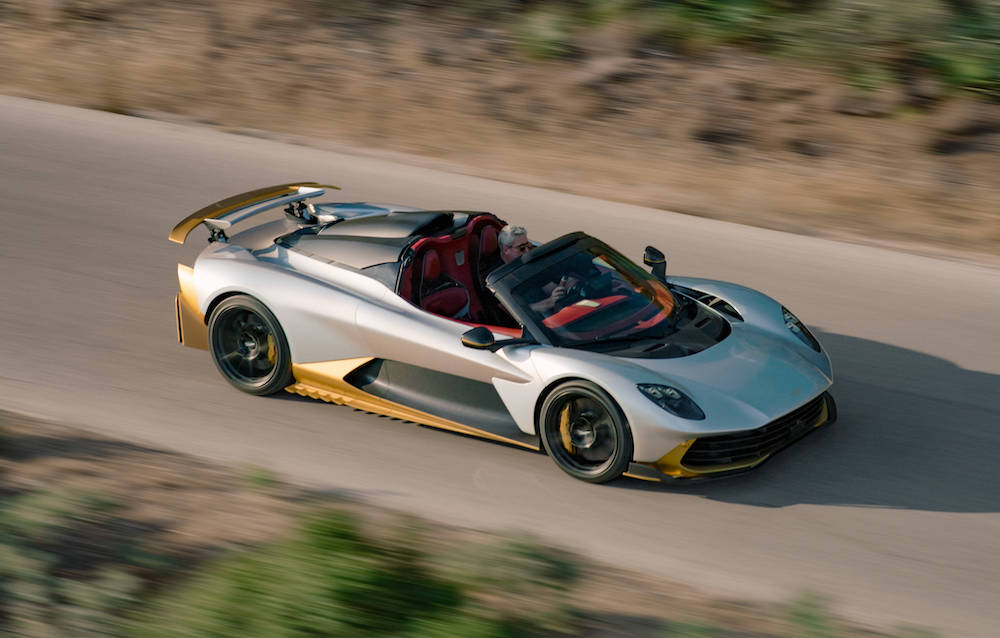 Aston Martin Valhalla Spider: descapotável híbrido com 1079 cv atinge os 350 km/h