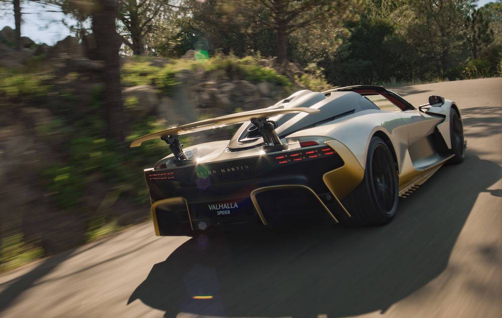 Aston Martin Valhalla Spider: descapotável híbrido com 1079 cv atinge os 350 km/h