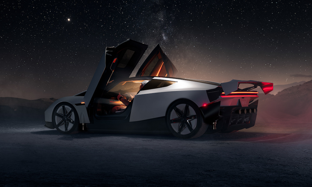 Tesla Roadster pode ficar até seis horas parado depois de usar os propulsores que o fazem voar