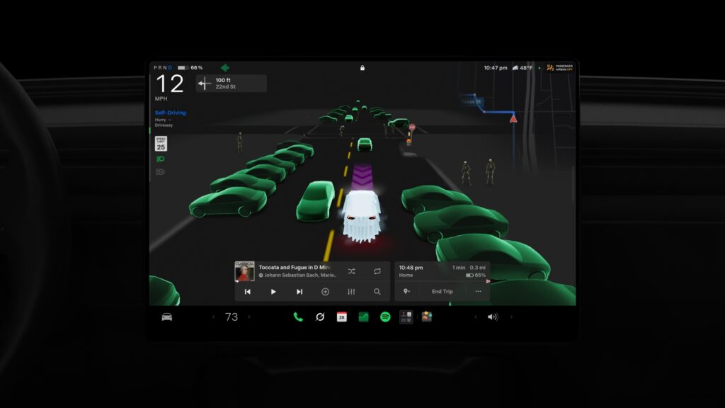 Tesla transforma os Model 3 e Model Y em casas assombradas com nova atualização